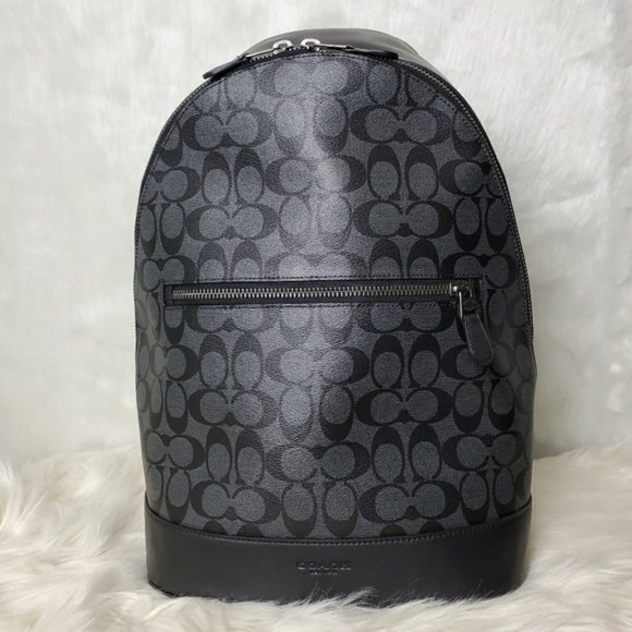 Coach Other - COACH WEST SLIM BACKPACK IN SIGNATURE CANVAS